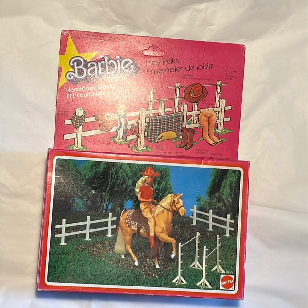 1982 Barbie Horseback Riding Play Pak